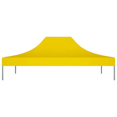 vidaXL Party Tent Roof | Yellow | 600D oxford fabric with PVC coating | 4.5x3 m 3