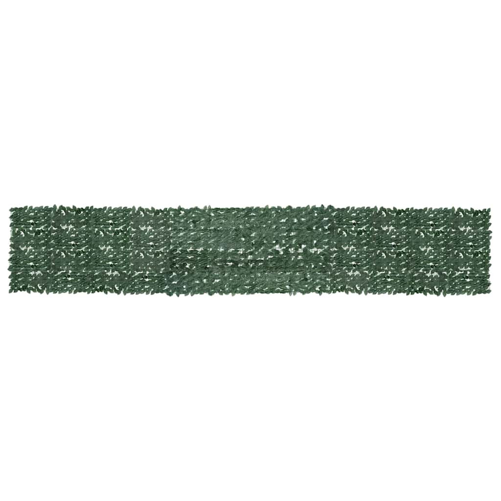 315490 vidaXL Balcony Screen with Dark Green Leaves 600x100 cm 1