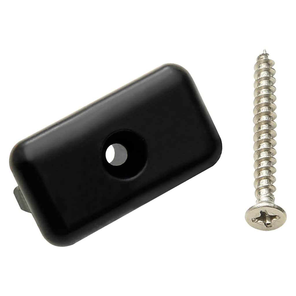 149004 vidaXL Decking Clips with Screws 200pcs Plastic and Stainless Steel304 2