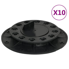 vidaXL Adjustable Feet for Decking 10 pcs 20-30 mm 1