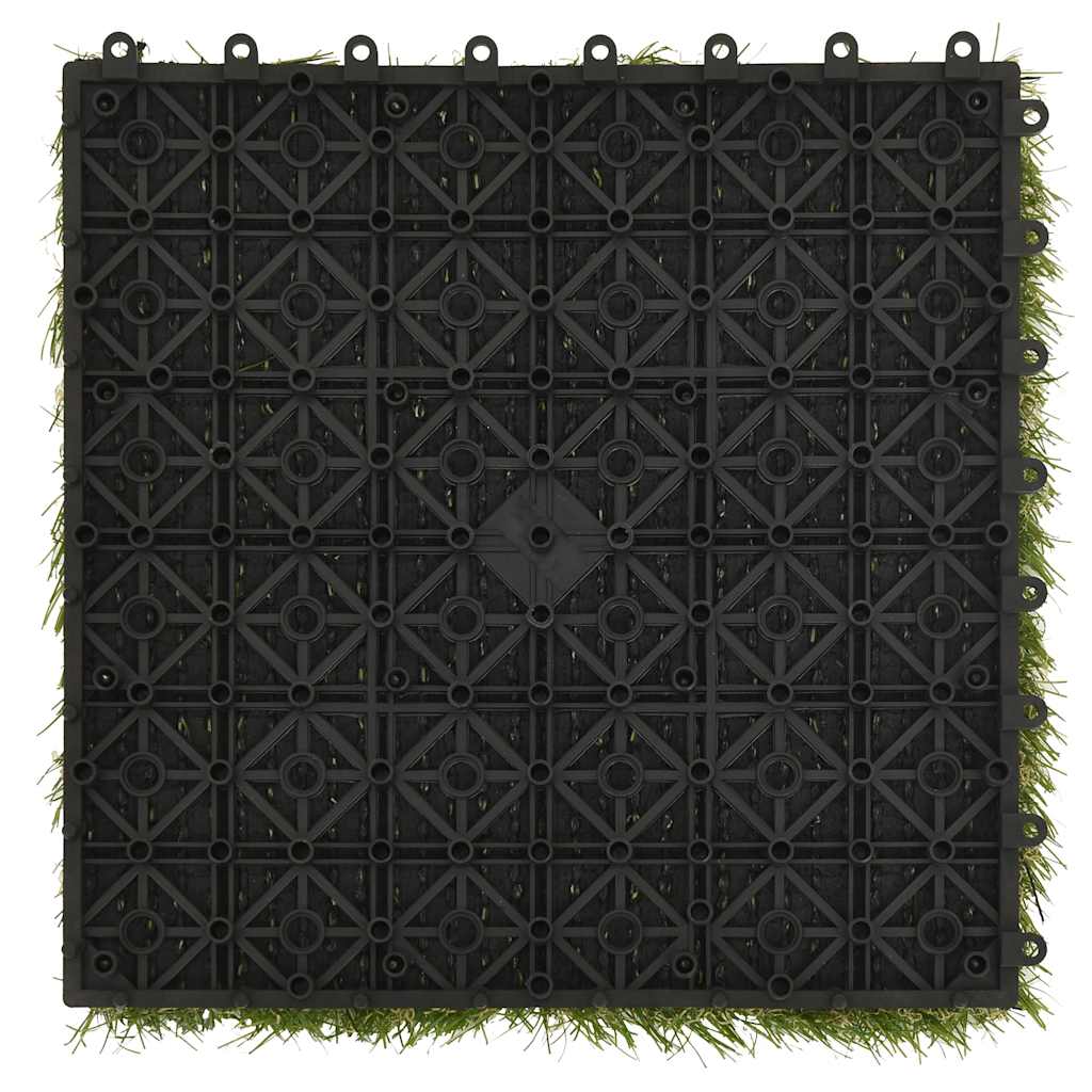 vidaXL Artificial Grass | Set of 11 | Green | Polyethylene | 30x30 cm 6