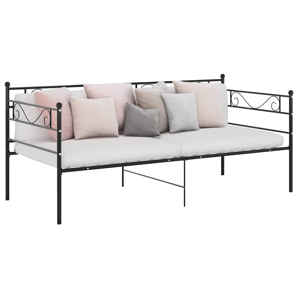 vidaXL Sofa Bed Frame without Mattress Metal 90x200 cm