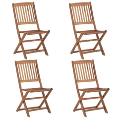 Folding Chairs Solid Acacia Wood without armrest 4