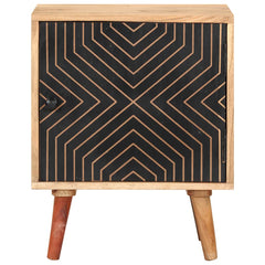 322667 vidaXL Bedside Cabinet 40x30x50 cm Solid Acacia Wood 3