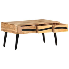 322676 vidaXL Coffee Table 88x50x42 cm Solid Acacia Wood 3