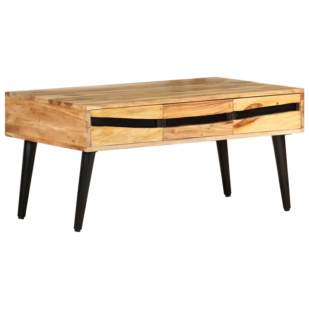 322676 vidaXL Coffee Table 88x50x42 cm Solid Acacia Wood 4