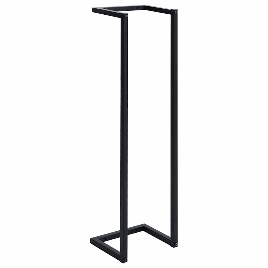 325918 vidaXL Towel Rack Black 25x20x95 cm Iron 2