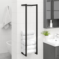 325918 vidaXL Towel Rack Black 25x20x95 cm Iron 3
