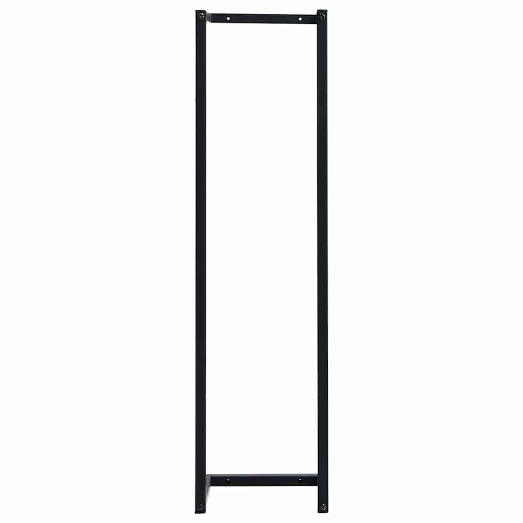 325918 vidaXL Towel Rack Black 25x20x95 cm Iron 4