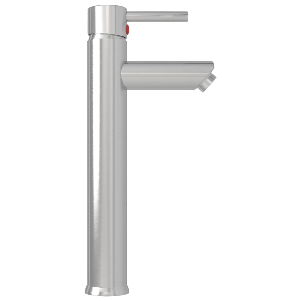 vidaXL Bathroom Mixer Tap Silver 12x30 cm 4