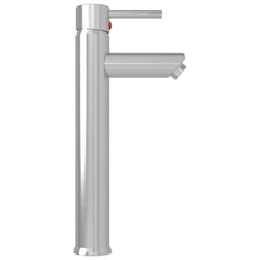 vidaXL Bathroom Mixer Tap Silver 12x30 cm 4