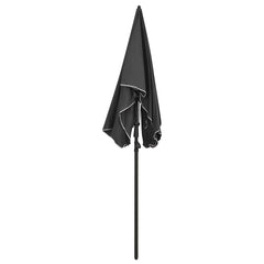 vidaXL Garden Parasol with Pole 200x130 cm Anthracite 3
