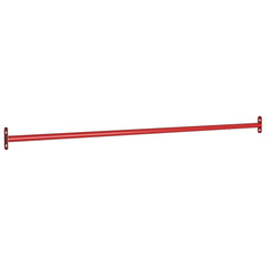 vidaXL Turning Bars 2 pcs 125 cm Steel Red 2