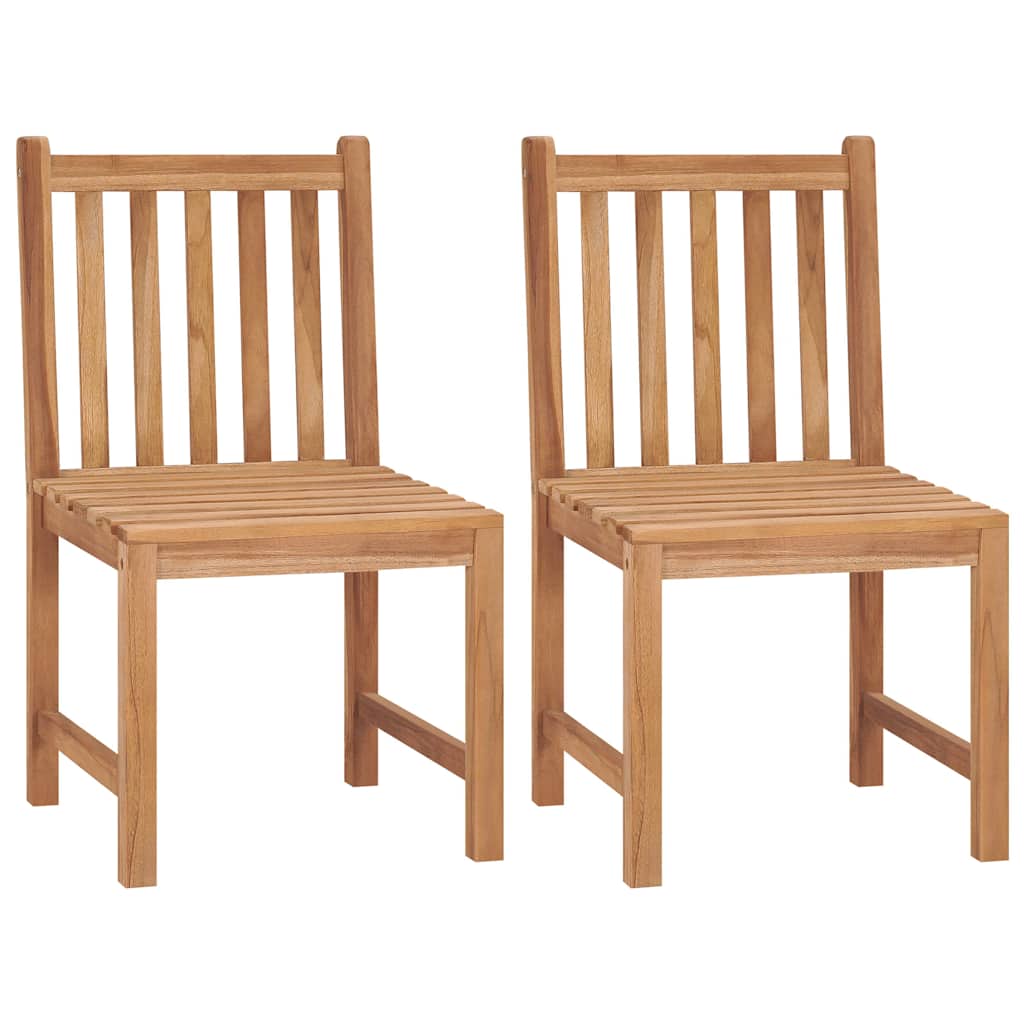 Garden Chairs Solid Teak Wood 2