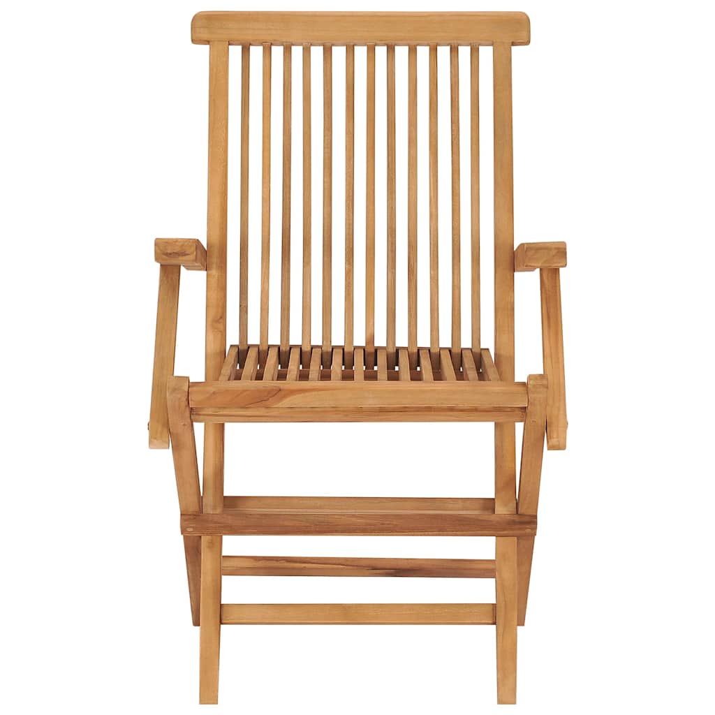 Folding Chairs Solid Teak Wood 2