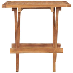 315454 vidaXL Folding Garden Table 50x50x50 cm Solid Teak Wood 2