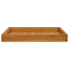 vidaXL Serving Tray 60x60 cm Solid Teak Wood 2