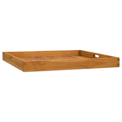 Serving Tray Solid Teak Wood 70 cm 70 cm