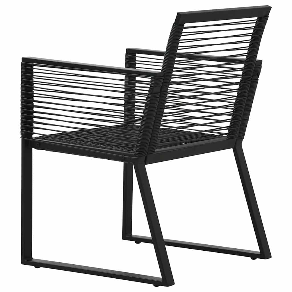 PVC Rattan Black