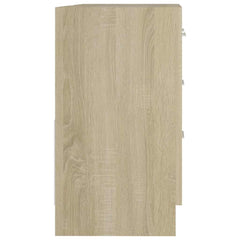 vidaXL Sink Cabinet | Sonoma Oak | Engineered Wood | 63x30x54 cm | Storage 6
