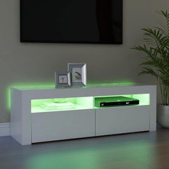 vidaXL TV Cabinet | White | Engineered Wood | Medium | TV Cabinet | Rectangular 6