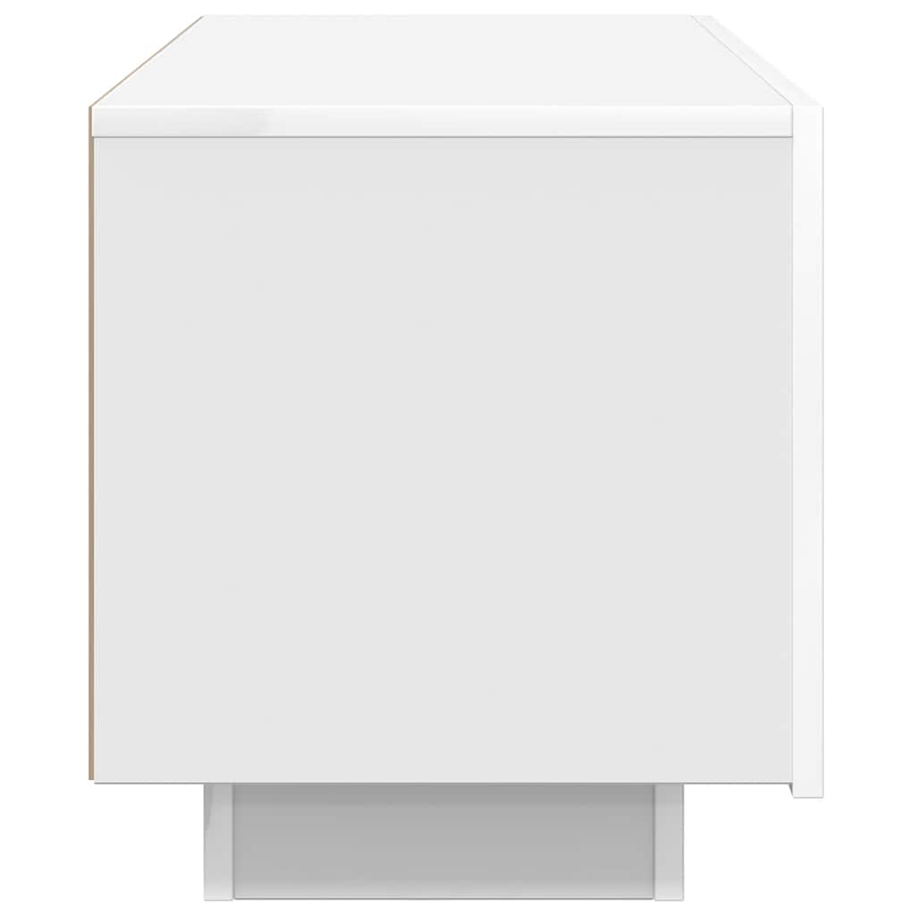 vidaXL TV Cabinet White 100x35x40 cm Engineered Wood 6
