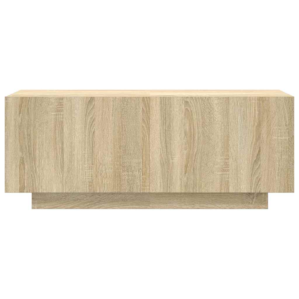 vidaXL TV Cabinet Sonoma Oak 100x35x40 cm Engineered Wood 4