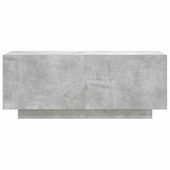 vidaXL TV Cabinet Concrete Grey 100x35x40 cm Engineered Wood 4