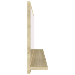vidaXL Bathroom Mirror Sonoma Oak 90x10.5x37 cm Engineered Wood 5