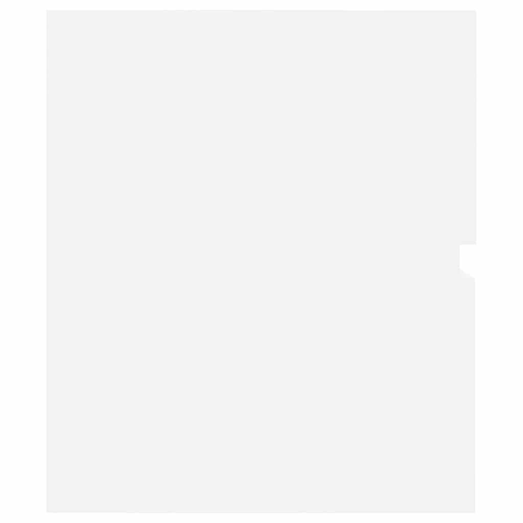 vidaXL Sink Cabinet White 60x38.5x45 cm Engineered Wood 5