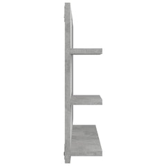 vidaXL Mirror | Concrete grey | Engineered wood, acrylic | Medium | Mirror 5