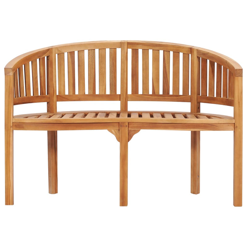 5 Piece Banana Garden Lounge Set Solid Teak Wood