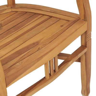 7 Piece Garden Dining Set Solid Teak Wood