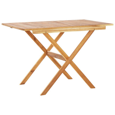 Juego de comedor de jardín de 3 piezas de ratán sintético y madera maciza de acacia en color negro