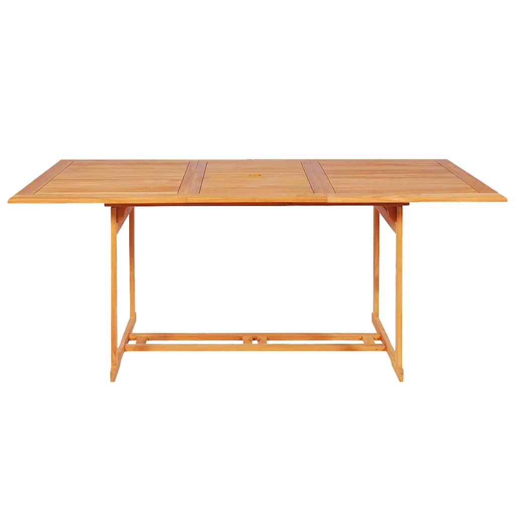 9 Piece Garden Dining Set Solid Teak Wood 6
