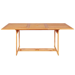 9 Piece Garden Dining Set Solid Teak Wood 6