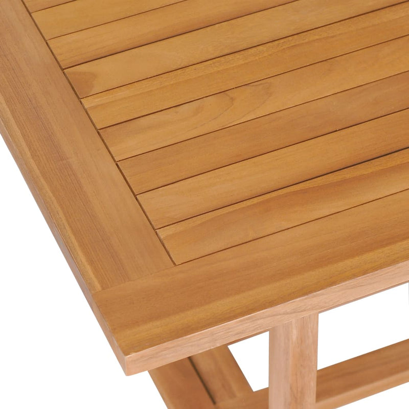 7 Piece Garden Dining Set Solid Teak Wood