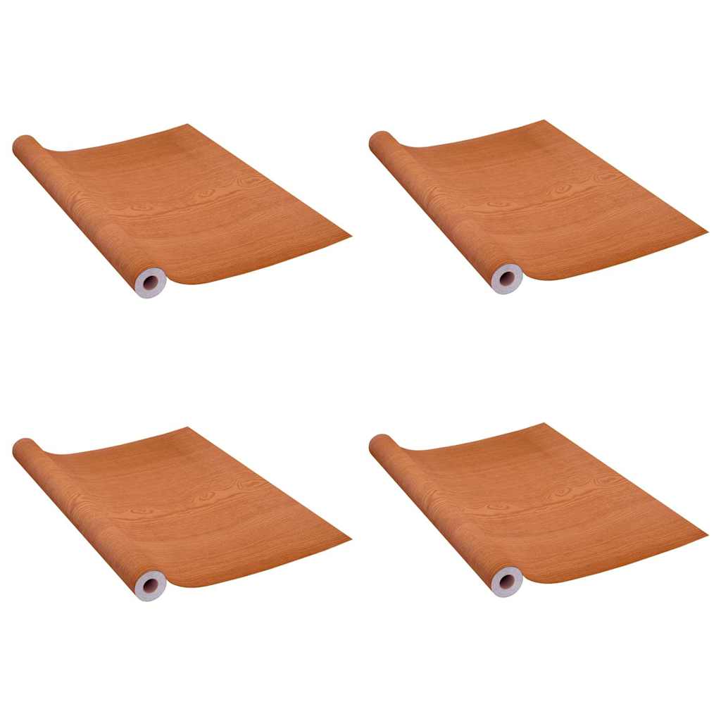 vidaXL Door Film | Set of 4 | Light Oak | PVC | 210 x 90 cm 2