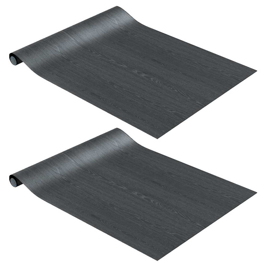 vidaXL Furniture Film | Set of 2 | Dark Wood | PVC | 500 cm x 90 cm 2