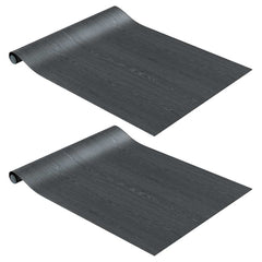 vidaXL Furniture Film | Set of 2 | Dark Wood | PVC | 500 cm x 90 cm 2