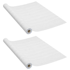 vidaXL Furniture Film | Set of 2 | White wood | PVC | 500 x 90 cm 2