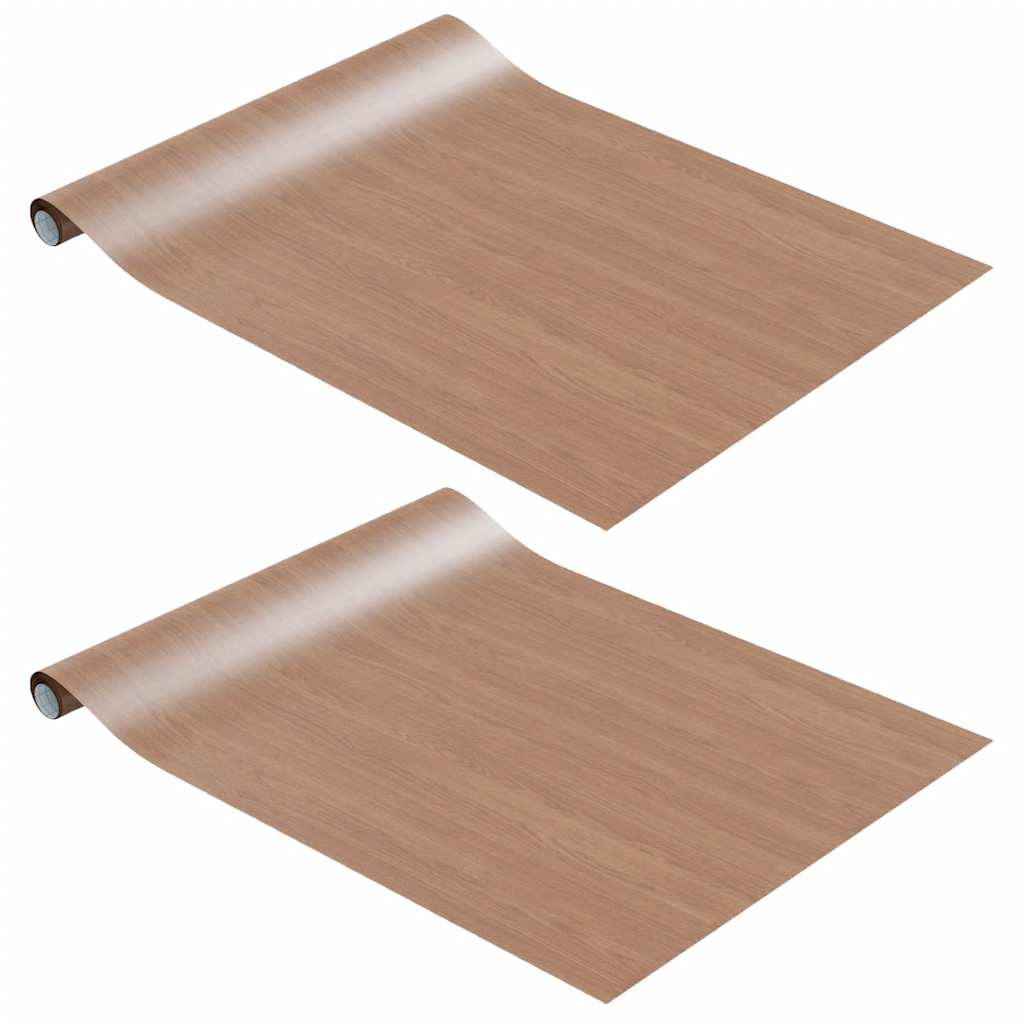 vidaXL Furniture Film | Set of 2 | Light oak | PVC | 500 x 90 cm 2