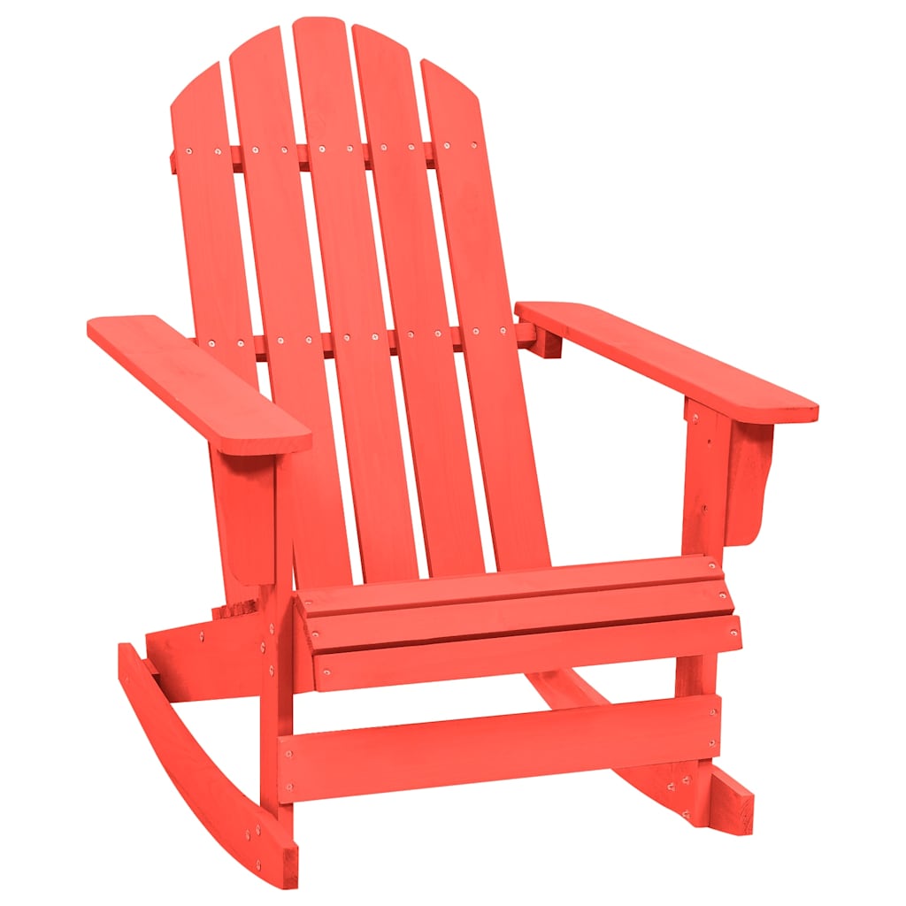 vidaXL Garden Adirondack Rocking Chair Solid Fir Wood