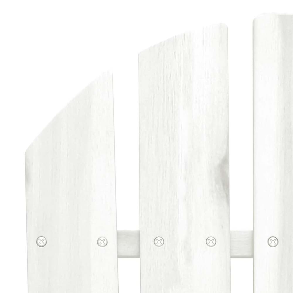 2-Seater Garden Adirondack Chair Solid Fir Wood White