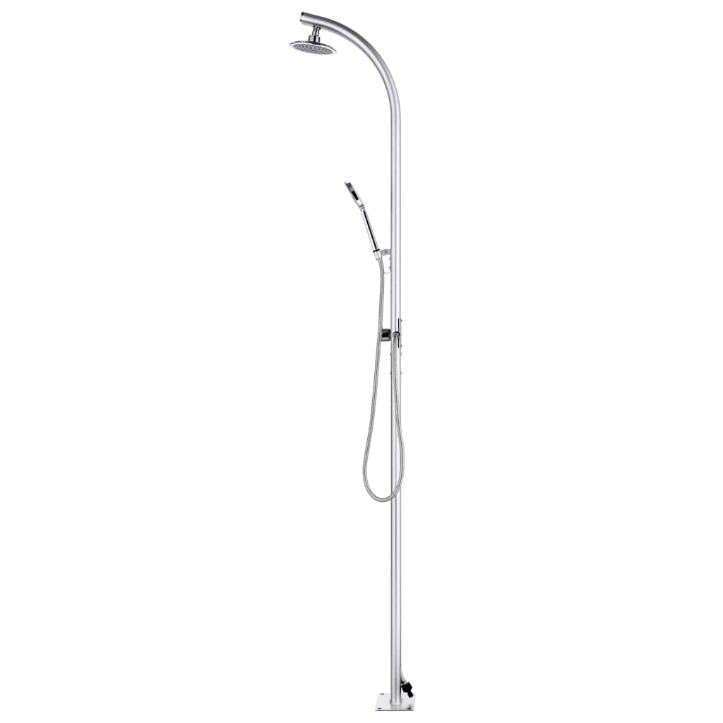315943 vidaXL Garden Shower 215 cm Aluminium 4