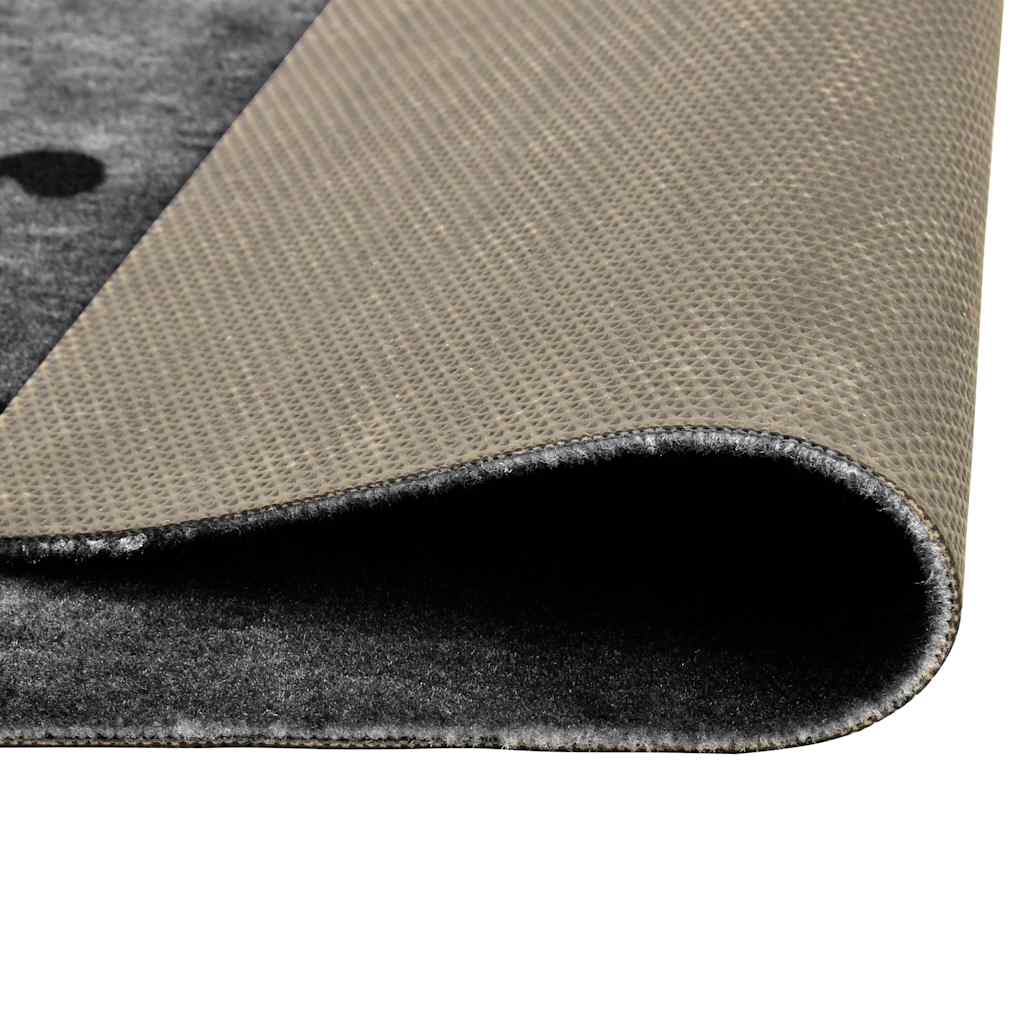 vidaXL Kitchen Carpet | Black | Polyamide | 60x300 cm | Pattern | Runner Rug 4