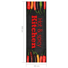 vidaXL Kitchen Carpet | Multicolour | Polyamide | 300 x 60 cm | Non-slip 6