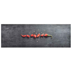 vidaXL Kitchen Carpet | Grey | Polyamide, Latex | 300 x 60 cm | Non-slip 1