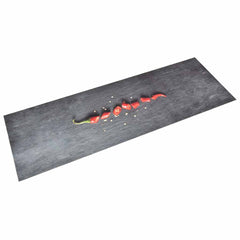 vidaXL Kitchen Carpet | Grey | Polyamide, Latex | 300 x 60 cm | Non-slip 2