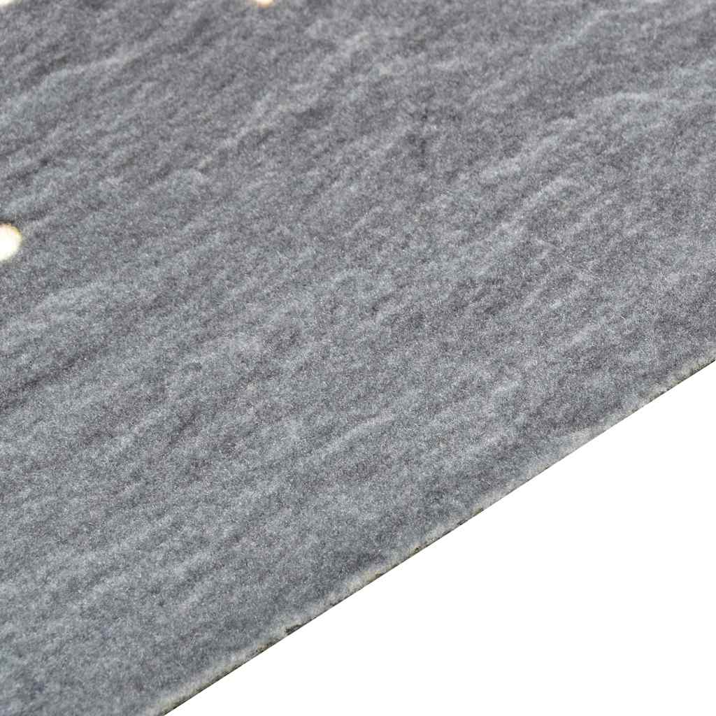 vidaXL Kitchen Carpet | Grey | Polyamide, Latex | 300 x 60 cm | Non-slip 4